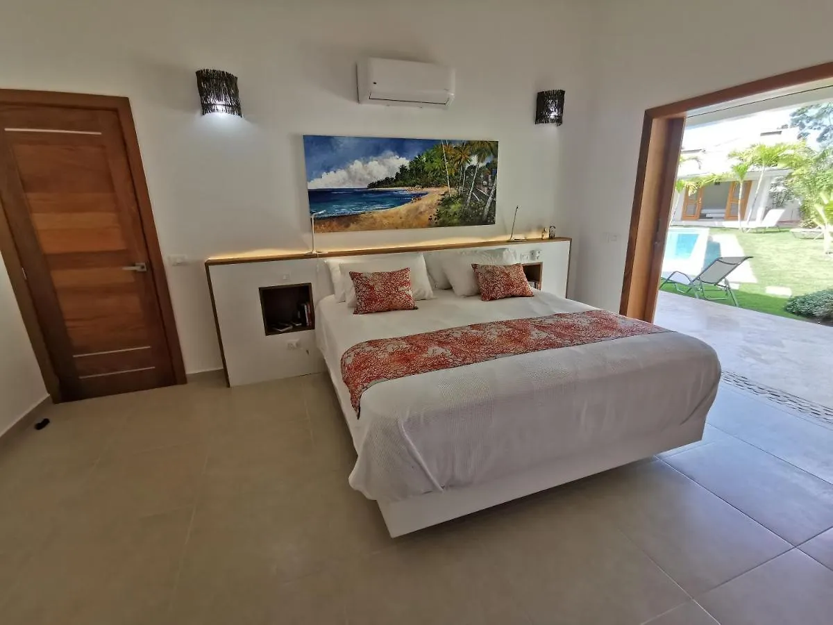 לאס טרנאס Flor De Coco, Villa Neuve, 5 Chambres, 5 Salles De Bains Et Grande Piscine A 250 Metres De La Plage